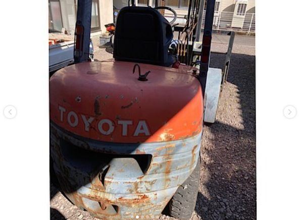 フォークリフトの塗装前2