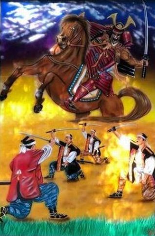 鬼島津 エアブラシ