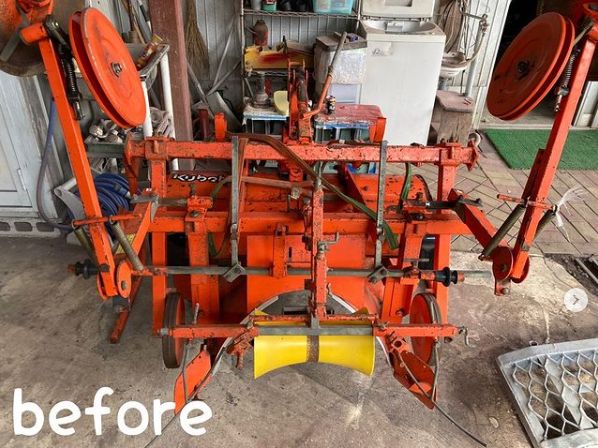 マルチロータリー 塗装前